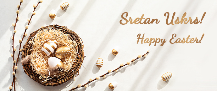 Sretan i blagoslovljen Uskrs!