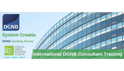 International DGNB Consultant trening - 10% popusta za članove Komore 
