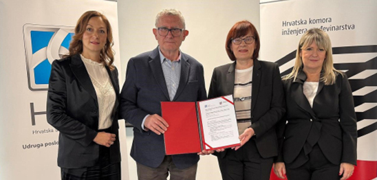 Hrvatska komora inženjera građevinarstva i HUP-Udruga poslodavaca graditeljstva potpisali Memorandum, sl. 3
